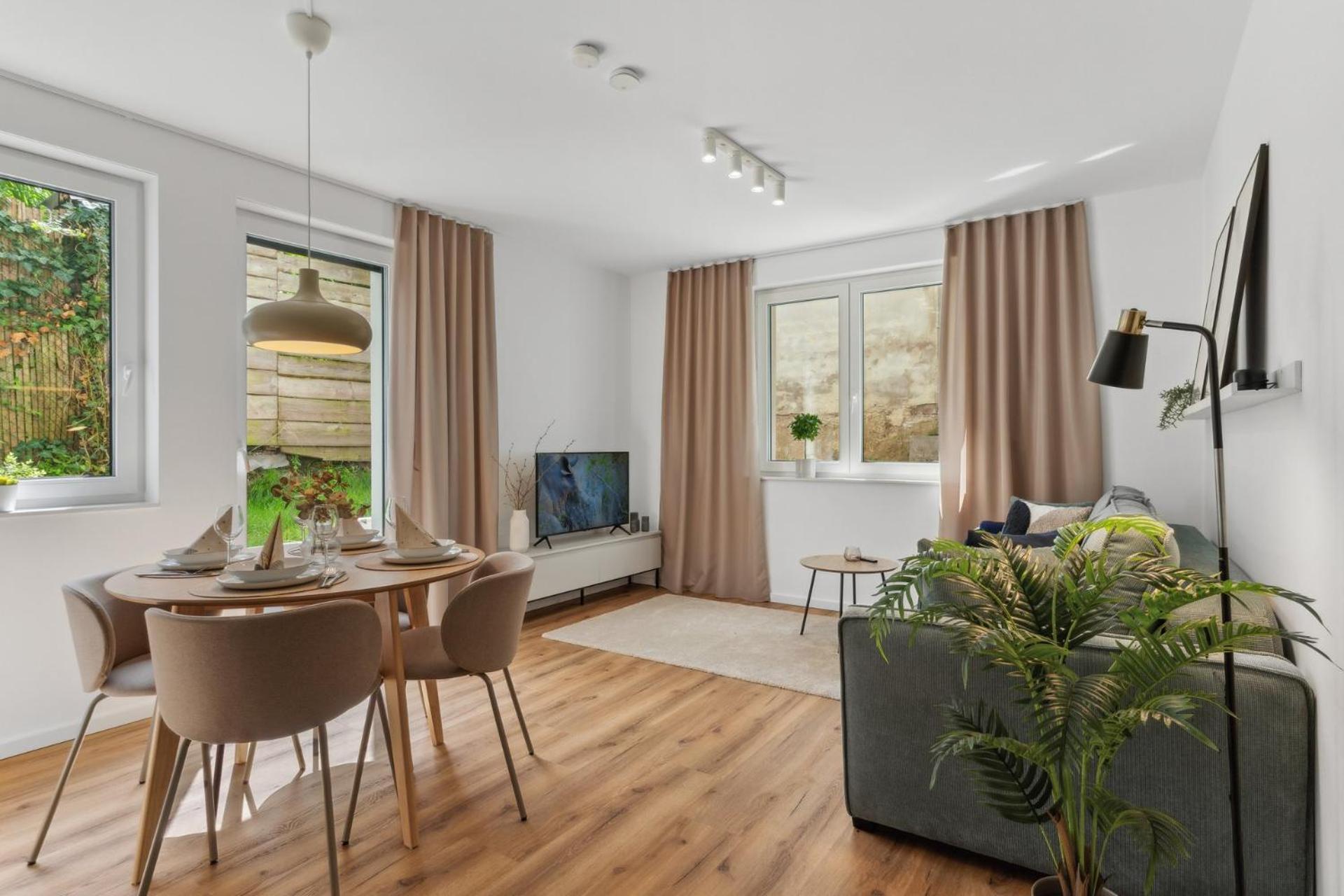 Deluxe Apartment In Bielefeld City Mit Parkplatz Und Terrasse Exterior foto